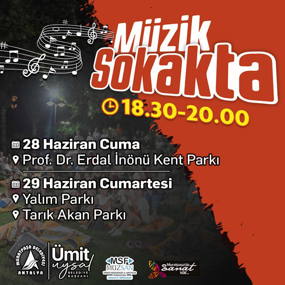 Antalya’da Müzik Rüzgarı Esti: Müzik Sokakta Herkesi Eğlendiriyor!