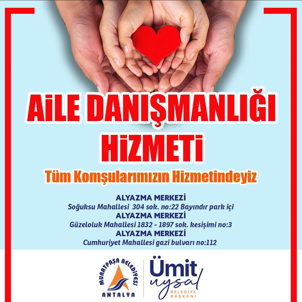 Muratpaşa Belediyesi’nden Psikolojik Destek: Her Yaştan Komşuya Ücretsiz Danışmanlık Hizmeti!