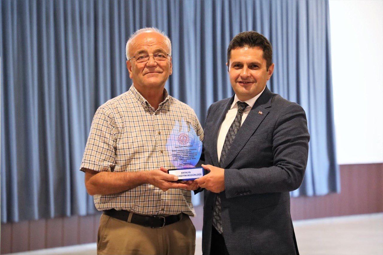 İl Millî Eğitim Müdürümüz Sayın Salih Kaygusuz, Akseki İlçe Milli Eğitim Müdürü