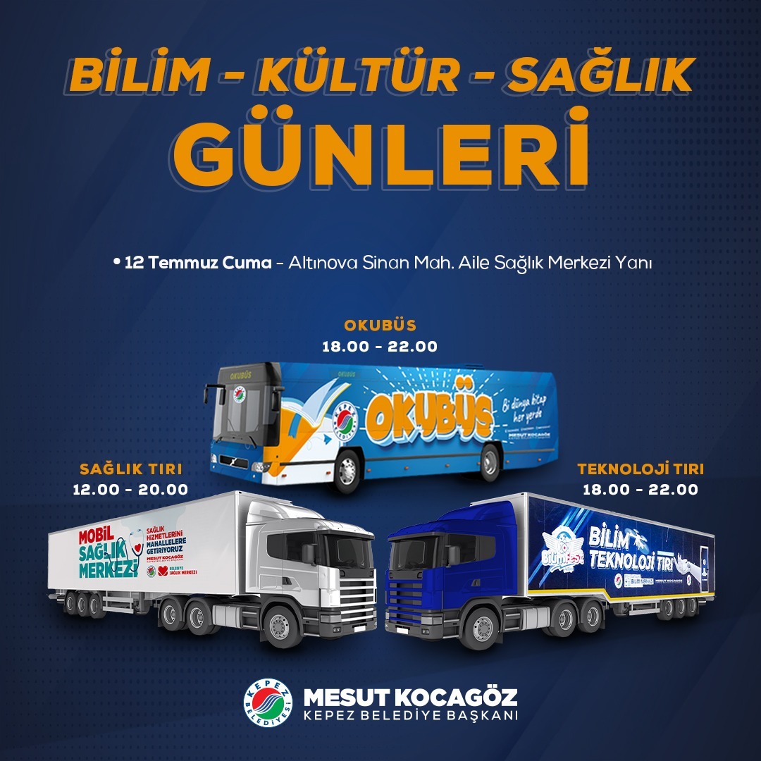 Kepez Belediyesi Bilim – Kültür – Sağlık Günleri devam ediyor.