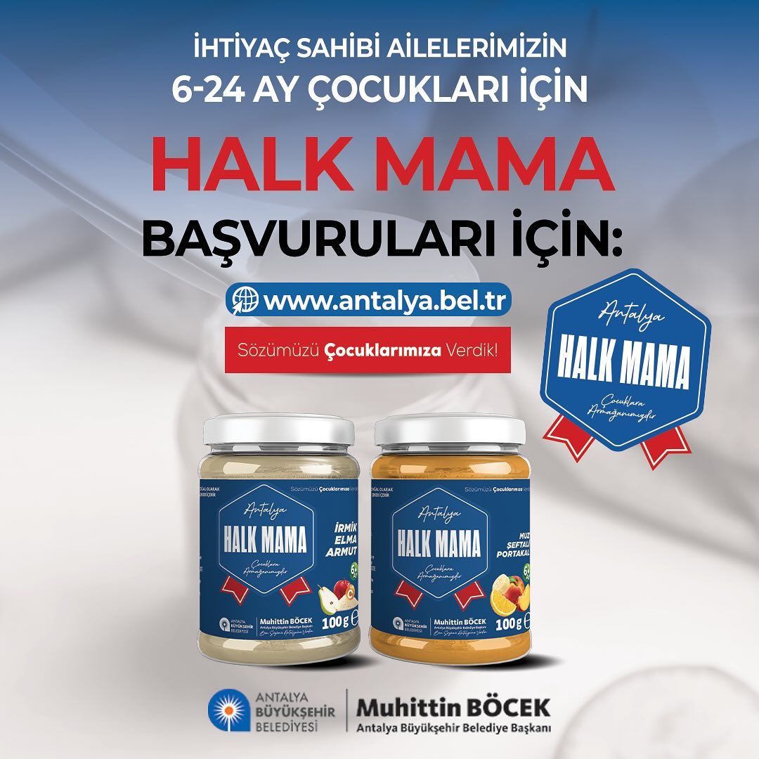 İhtiyaç sahibi ailelerimizin 6-24 aylık çocuklarını ücretsiz sağlıklı Halk Mama