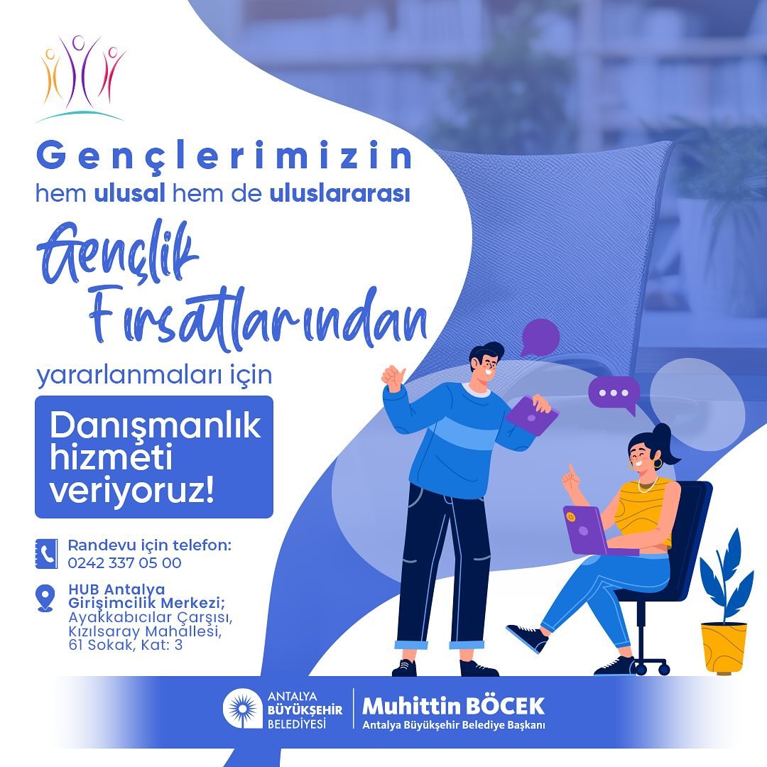 Gençlerimiz için harika bir haberimiz var

Antalya Büyükşehir Belediyesi olarak