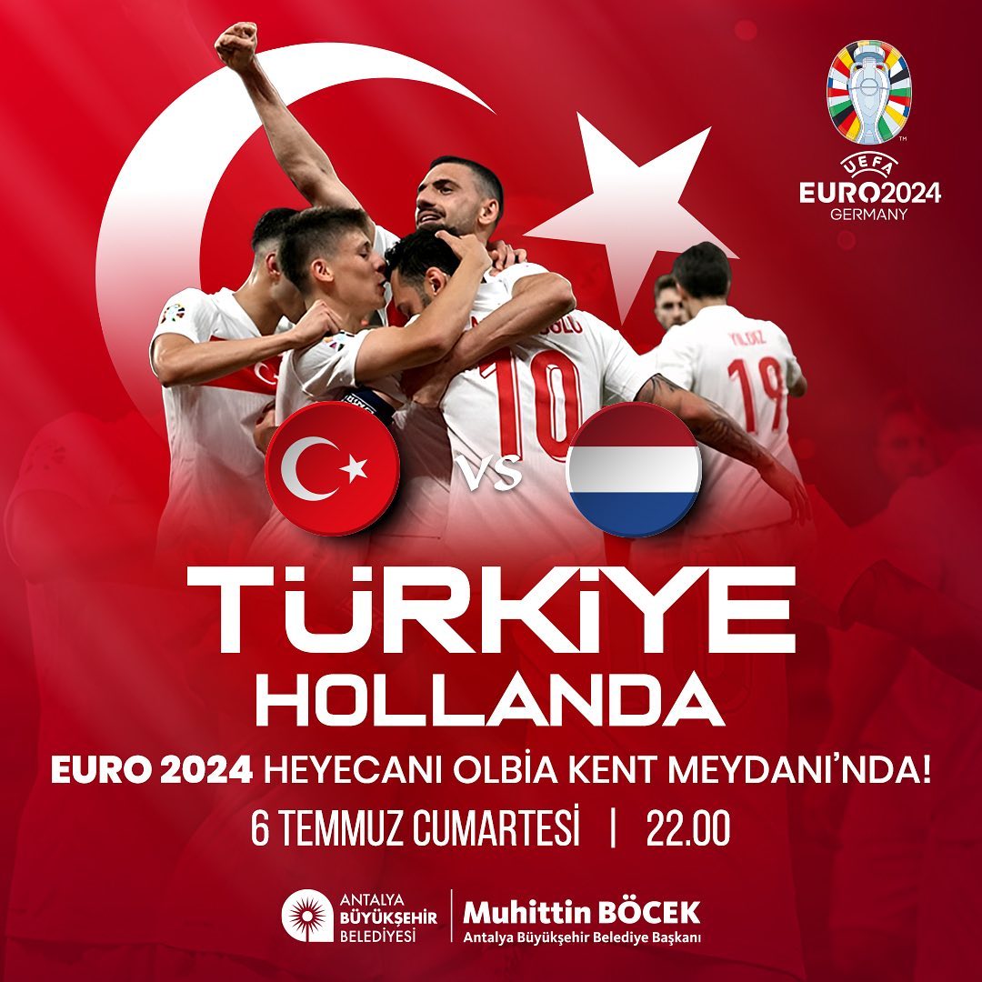 Kupa yolunda son 3 adım. 

A Milli Takım’ımız, Euro 2024 Çeyrek Finali’nde Holla