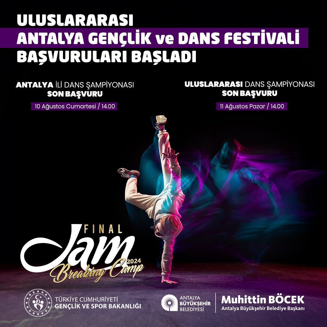 Final Jam Breaking Camp 2024 kapsamında düzenlenecek olan, dans tutkunlarını bul