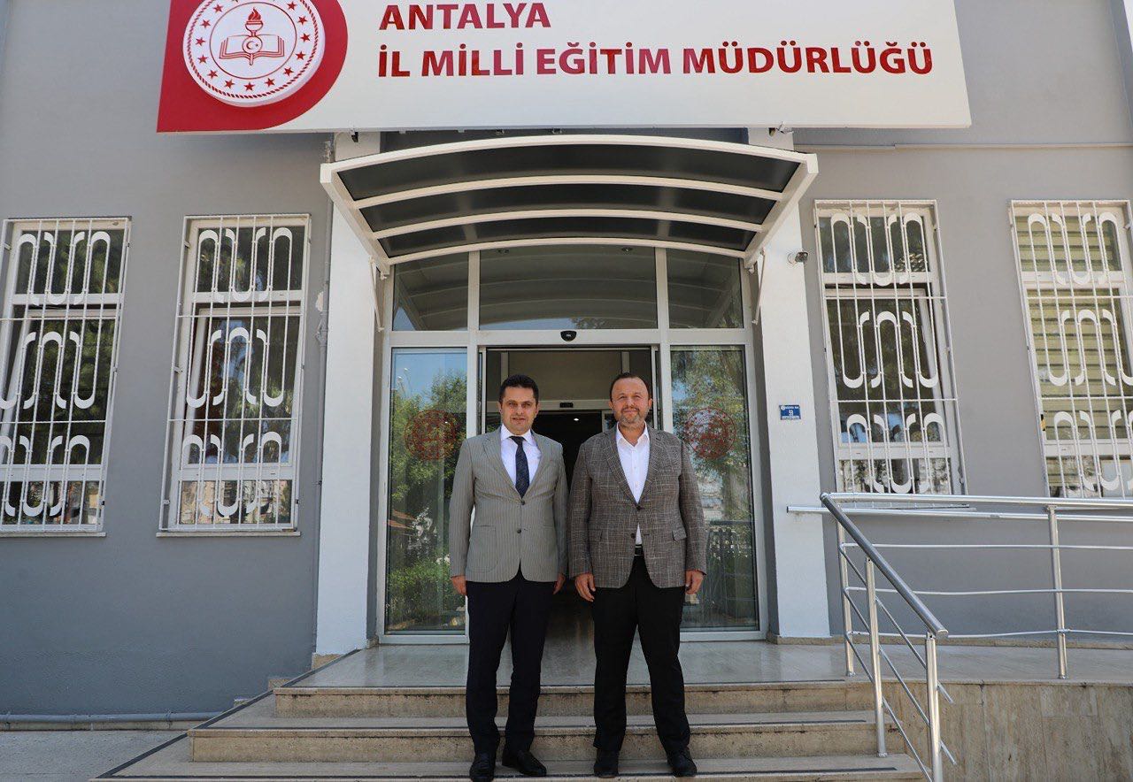 Ak Parti Antalya Milletvekili Sayın Av. İbrahim Ethem Taş, İl Millî Eğitim Müdür