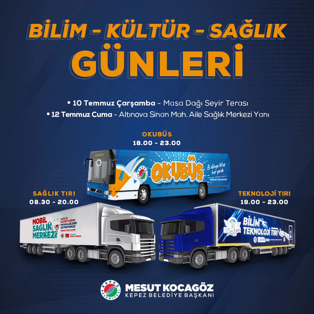 Kepez Belediyesi Bilim – Kültür – Sağlık Günleri devam ediyor.