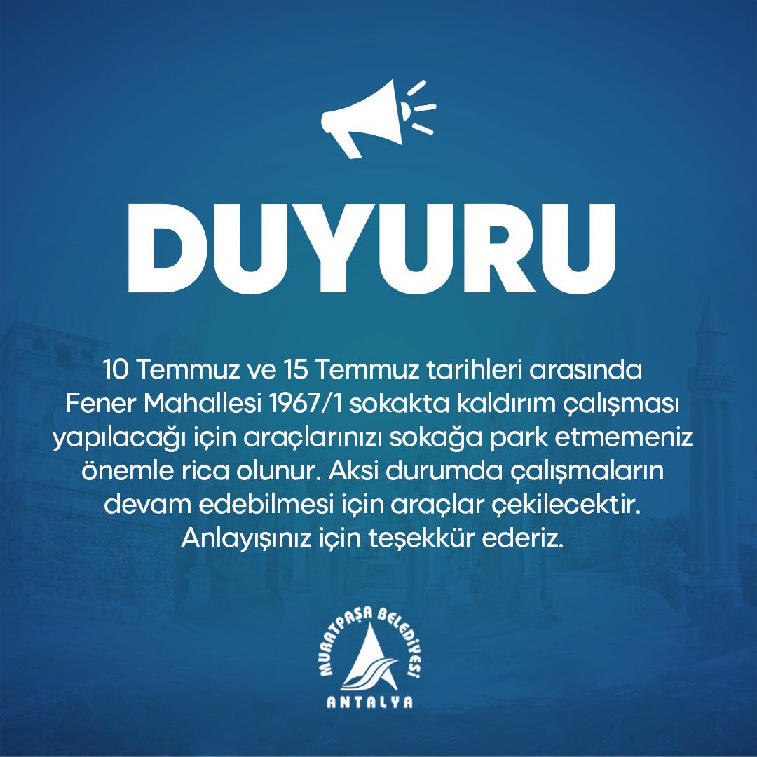 Komşularımızın dikkatine