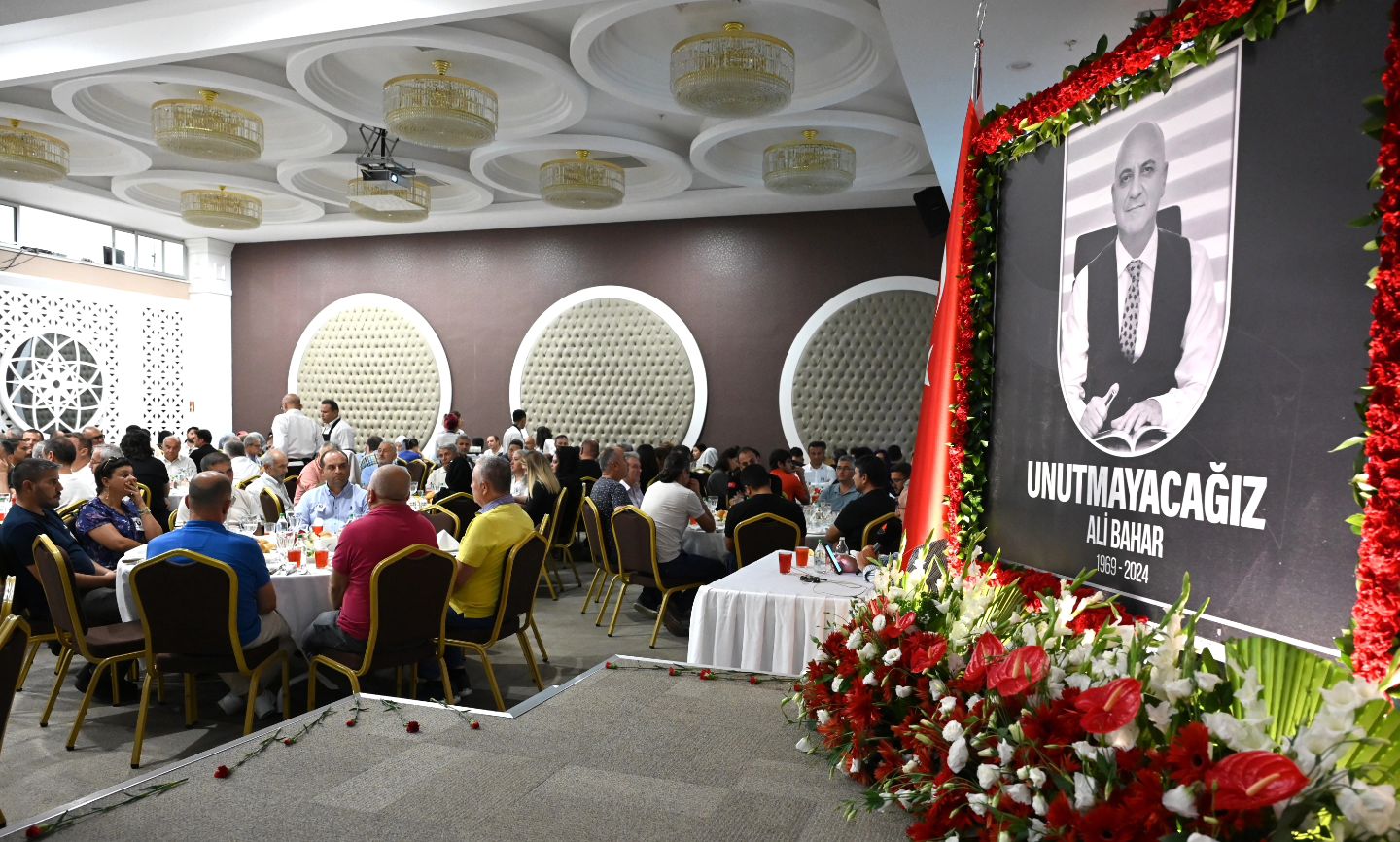 Yönetim Kurulu Başkanımız Merhum Ali Bahar anısına, Antalya OSB yönetimi tarafın