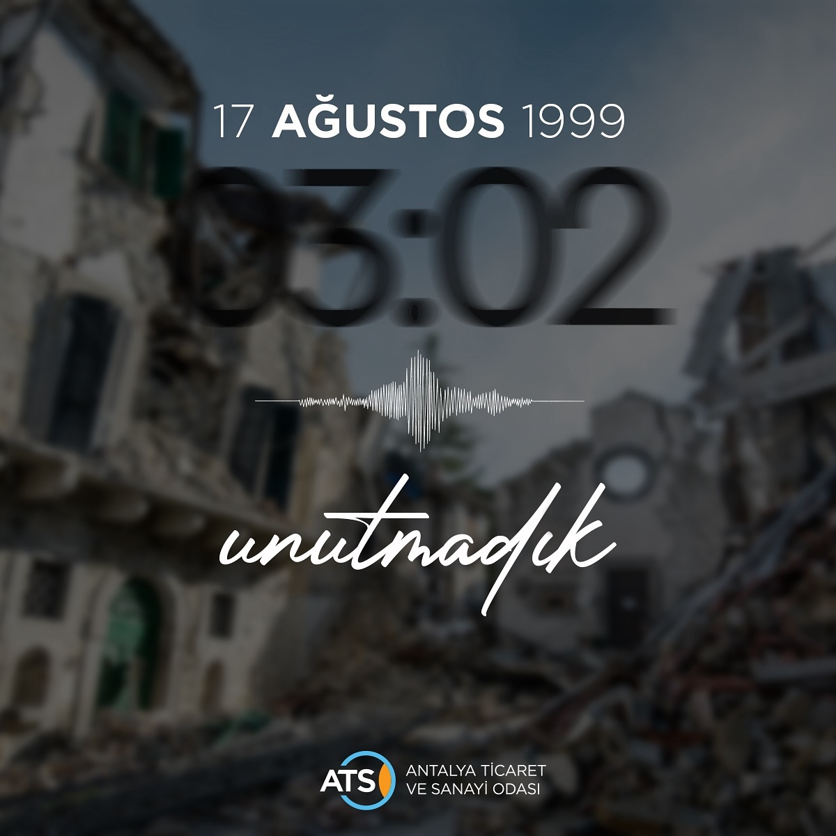 17 Ağustos 1999 Marmara Depremi’nin 25’inci yıl dönümünde kaybettiklerimizi rahm