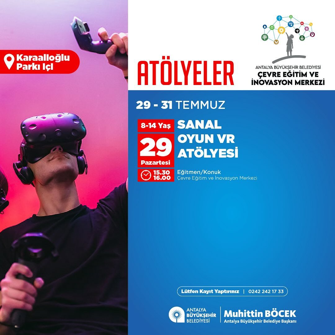 Antalya Büyükşehir Belediyesi Çevre Eğitim ve İnovasyon Merkezi, Sanal Oyun VR A