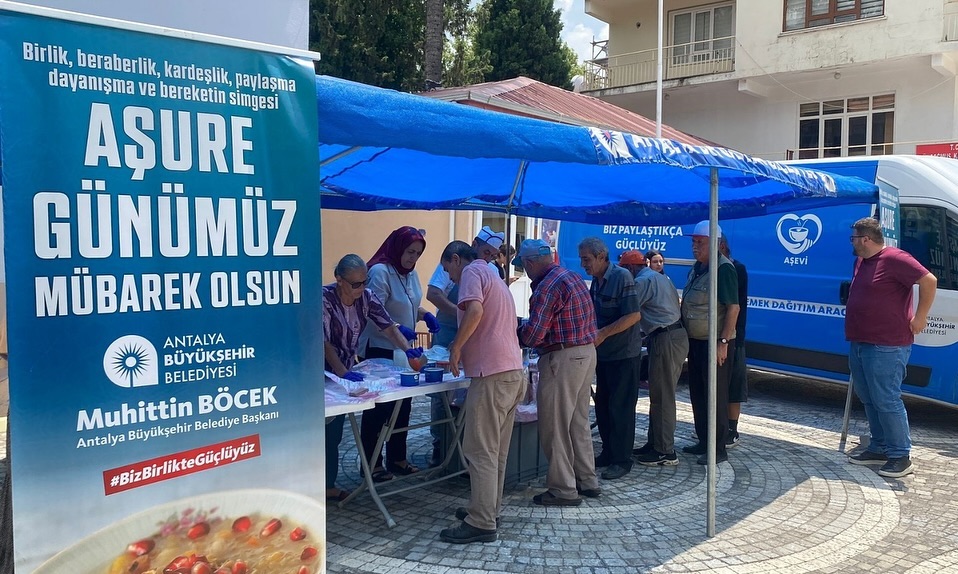 Aşure ikramlarımız devam ediyor 

Antalya Büyükşehir Belediyesi olarak birlik, b