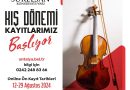 Antalya Büyükşehir Belediyesi İsmail Baha Sürelsan Konservatuvarı, kış dönemi ka