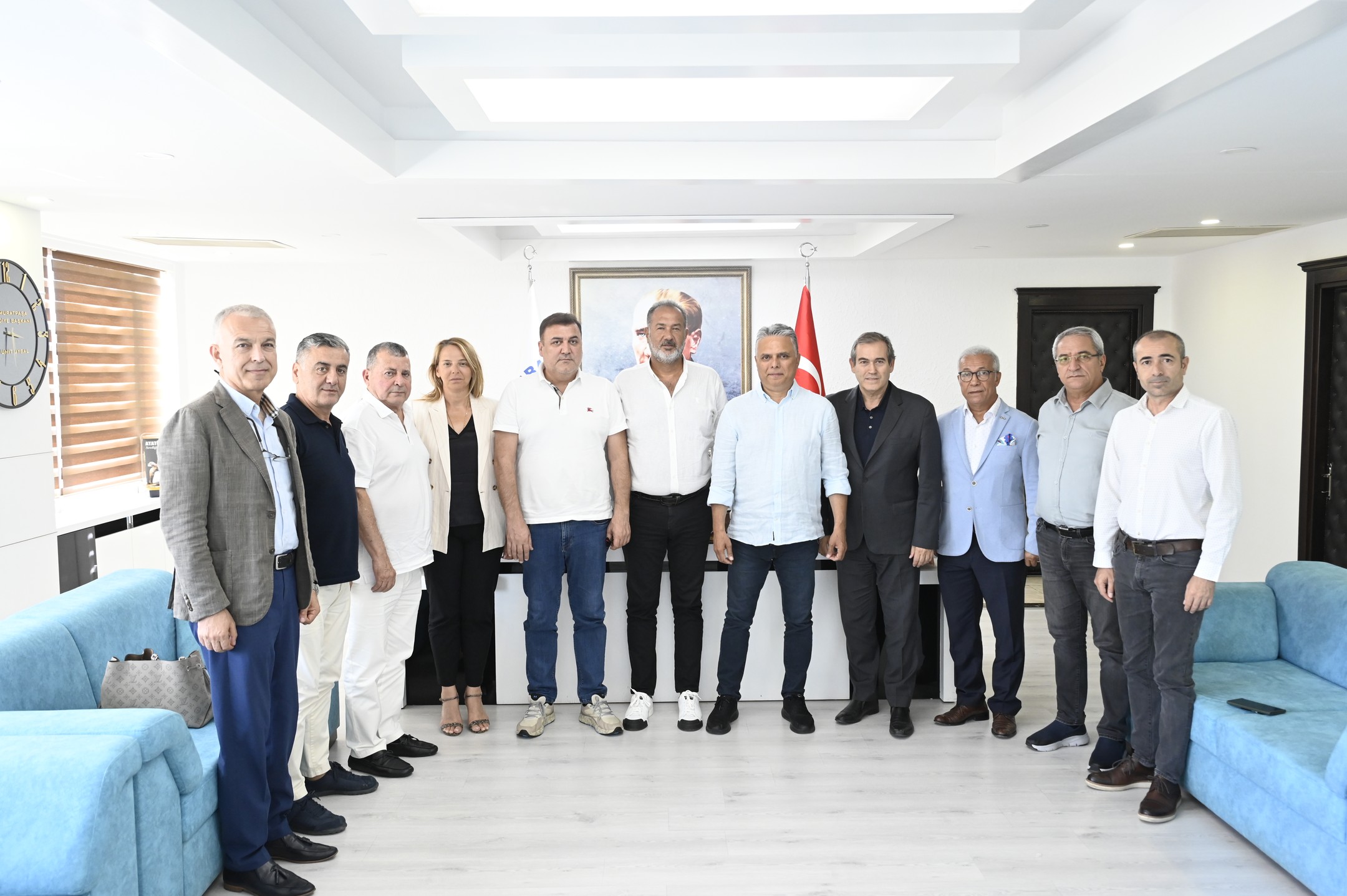 ATSO Yönetim Kurulu Başkanımız Yusuf Hacısüleyman ve Yönetim Kurulu Üyelerimiz,