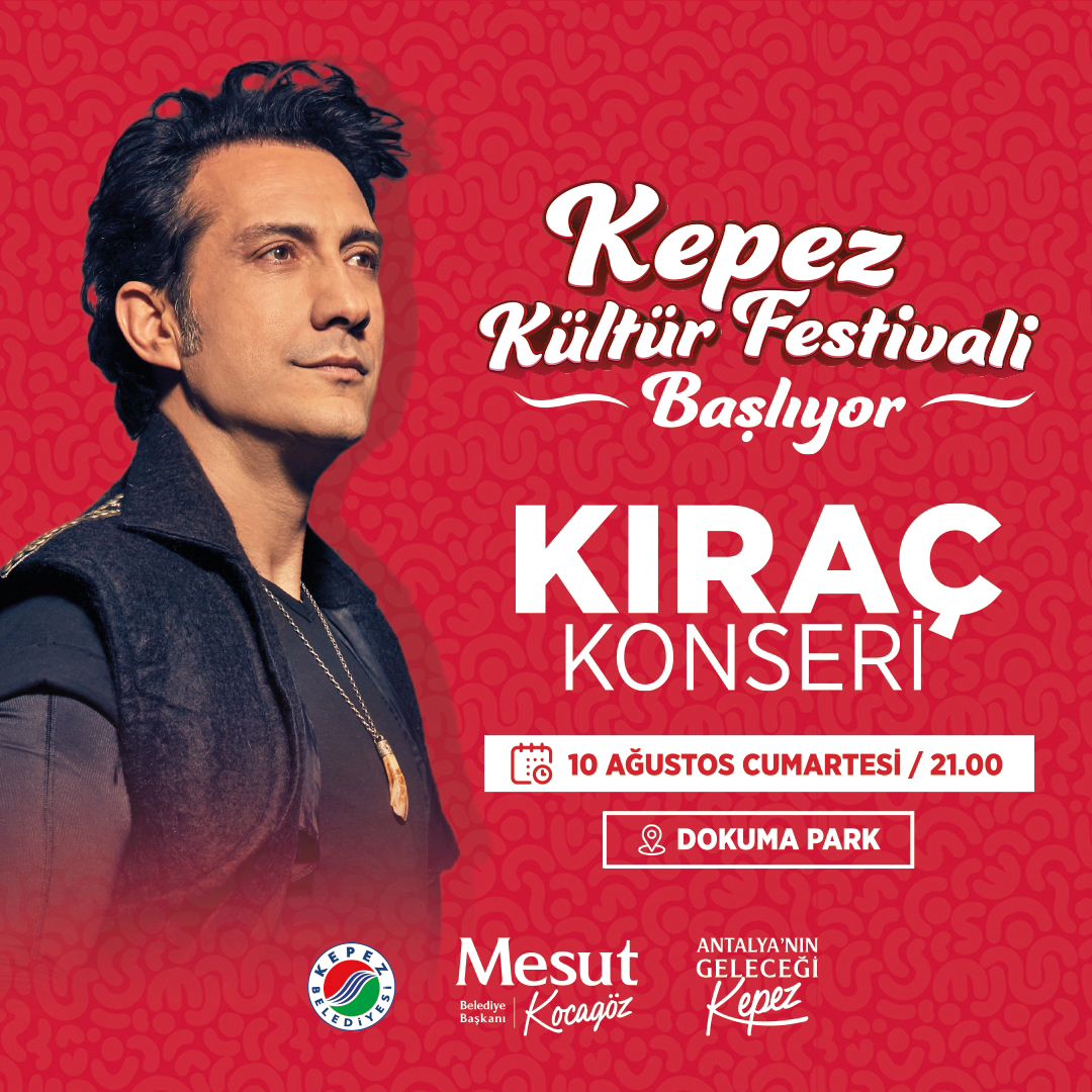 Kepez Kültür Festivali dev bir konserle başlıyor.