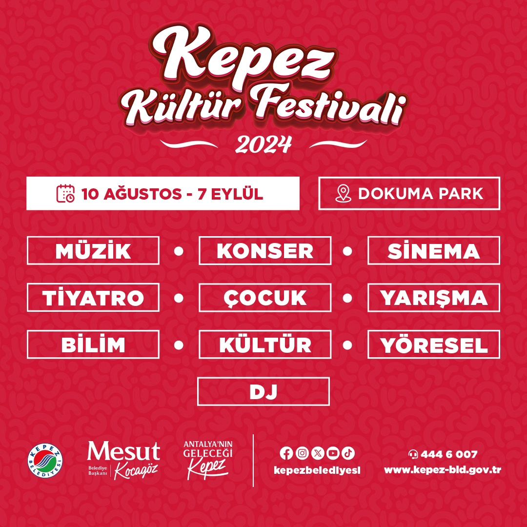 Kepez muhteşem bir festivalle şenlenecek.