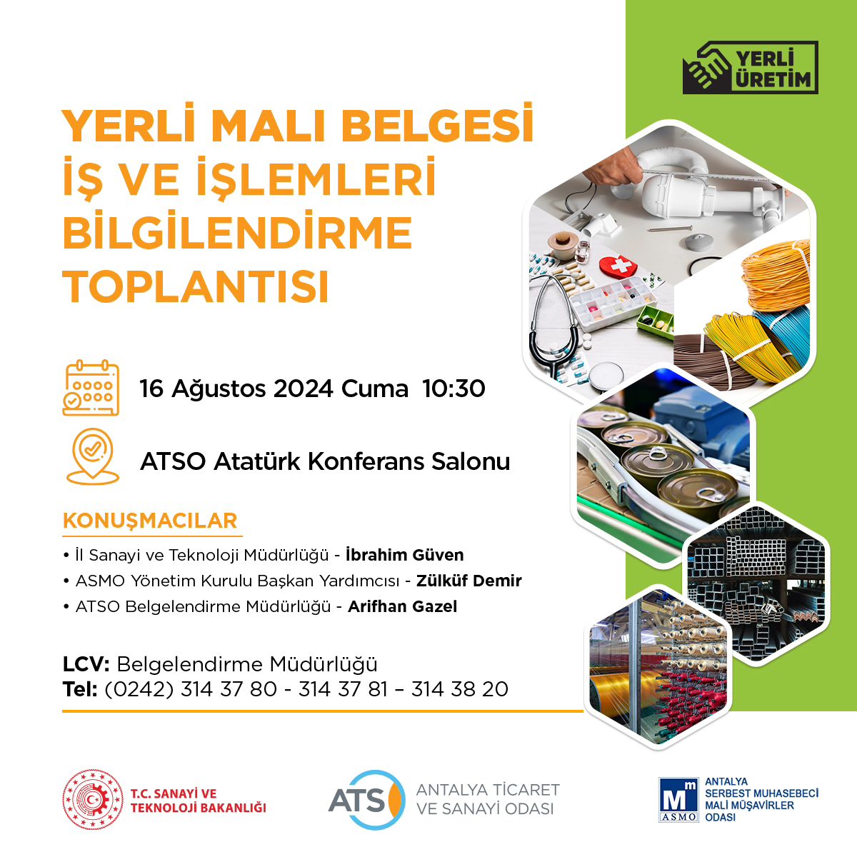 Odamız ile İl Sanayi ve Teknoloji Müdürlüğü koordinasyonunda, Antalya Serbest Mu