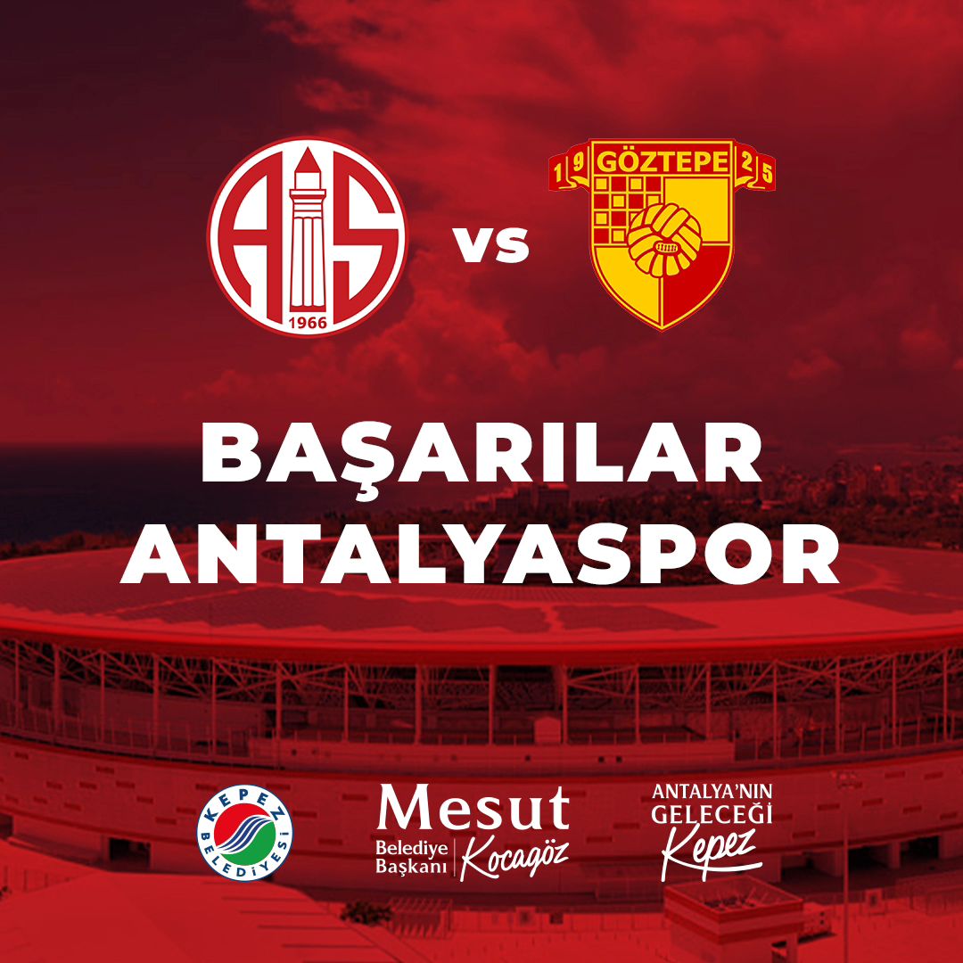 Şehrimizin gururu Antalyaspor, yeni sezonun ilk maçında Göztepe’yi ağırlıyor.