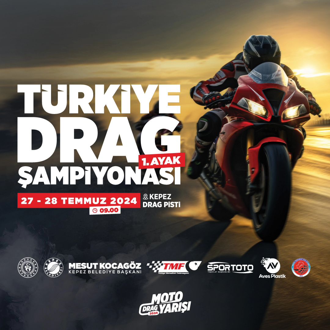 Türkiye Moto Drag Şampiyonası 1. ayağı ile Kepez’den başlıyor.