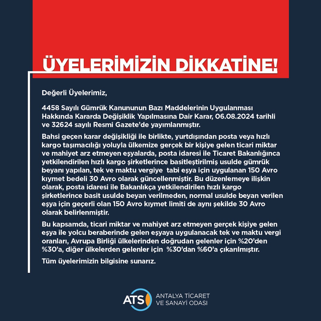 ÜYELERİMİZİN DİKKATİNE!

 Tüm üyelerimize e-bülten olarak da gönderimini gerçekl