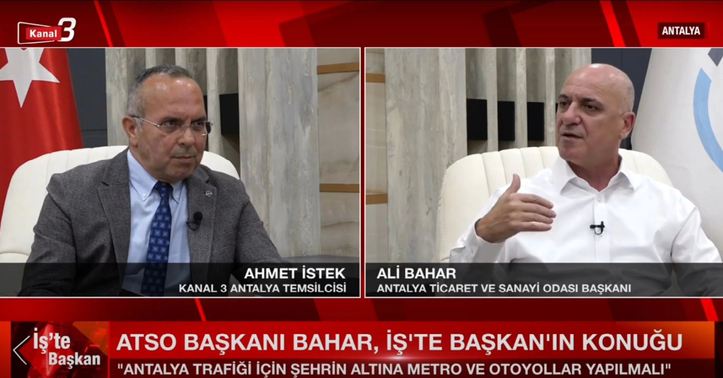 Yönetim Kurulu Başkanımız merhum Ali Bahar’ın konuk olduğunu son televizyon prog