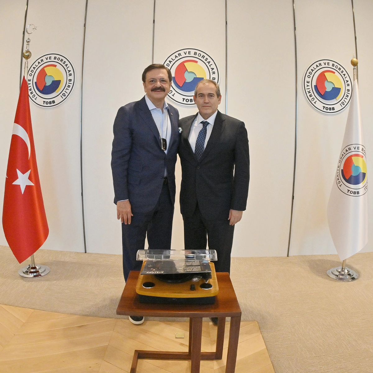 Yönetim Kurulu Başkanımız Yusuf Hacısüleyman, Meclis Başkanımız Ahmet Öztürk, Yö
