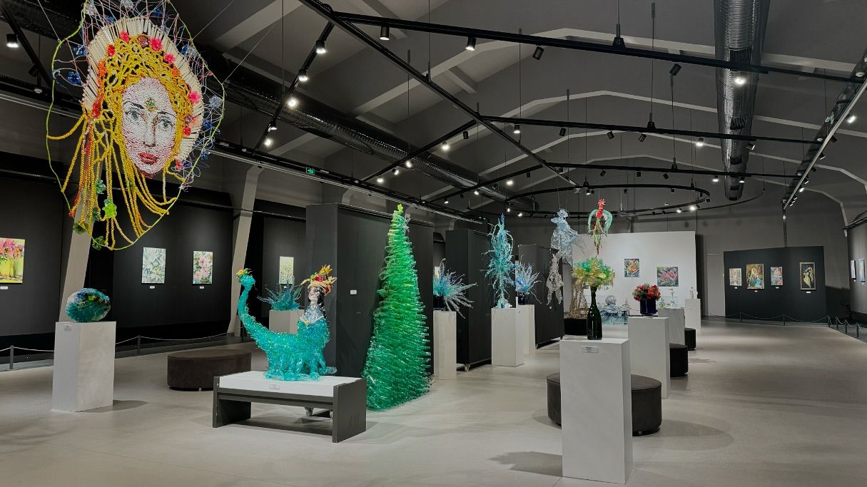Dokumapark Modern Sanatlar Galerisi, birbirinden eşsiz eserlerin yer aldığı Ulus