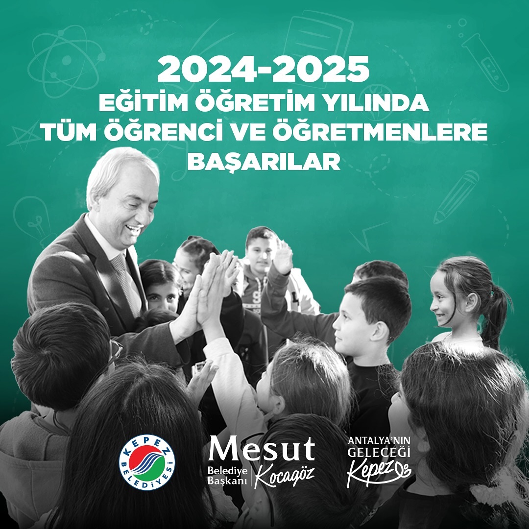 2024-2025 eğitim-öğretim yılında, tüm öğrencilerimize, öğretmenlerimize ve velil