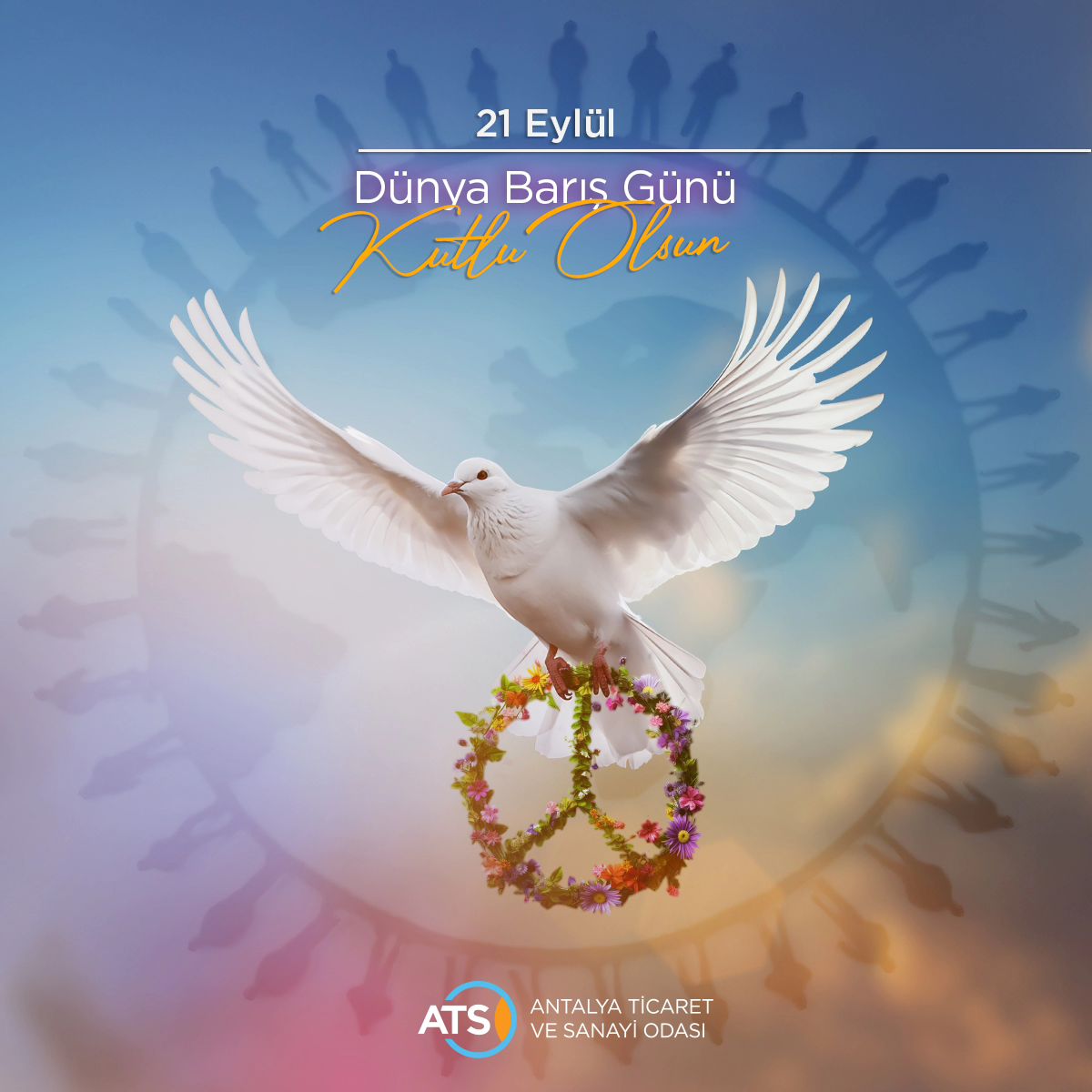 21 Eylül Uluslararası Dünya Barış Günü’nü, dünyadaki acıların ve çatışmaların so