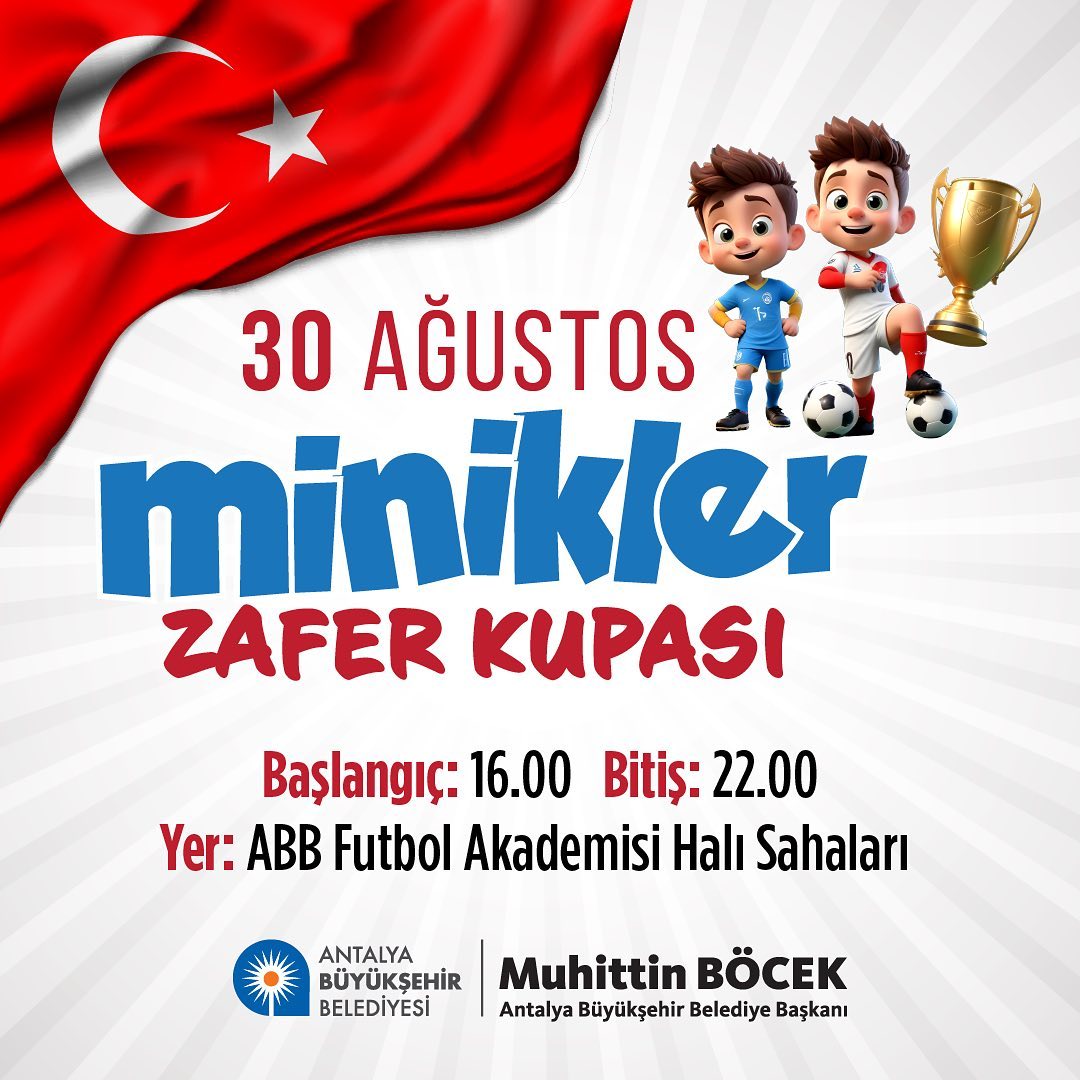 30 Ağustos’ta çocuklarımız hem bayram coşkusunu bir arada yaşayacak hem de yeşil