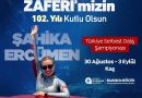 30 Ağustos Zaferi’mizin 102’nci yıl dönümünde, milli dalgıcımız Şahika Ercümen,