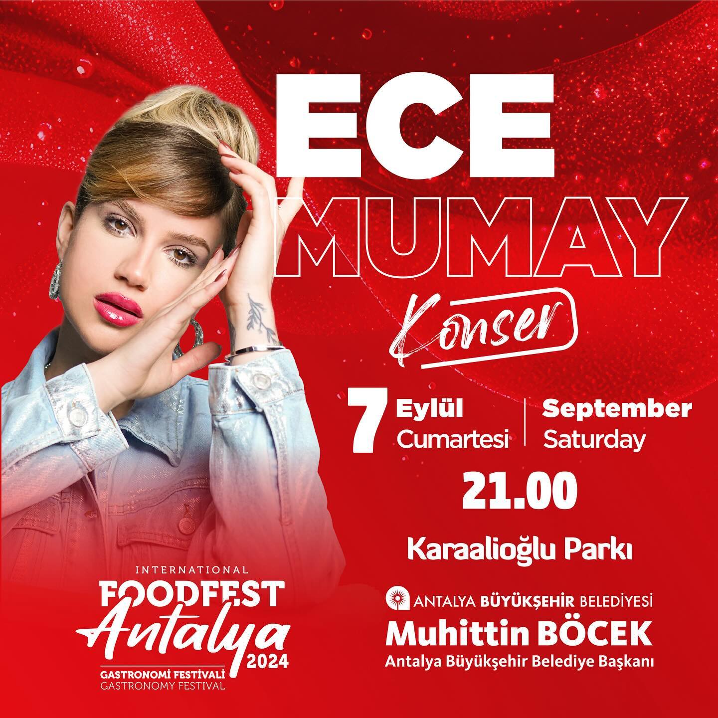 ikinci gün heyecanını değerli sanatçımız Ece Mumay ( ) ile birlikte yaşayacağız!