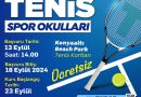 Antalya Büyükşehir Belediyesi, ücretsiz tenis kurslarına vatandaşlarımızı davet