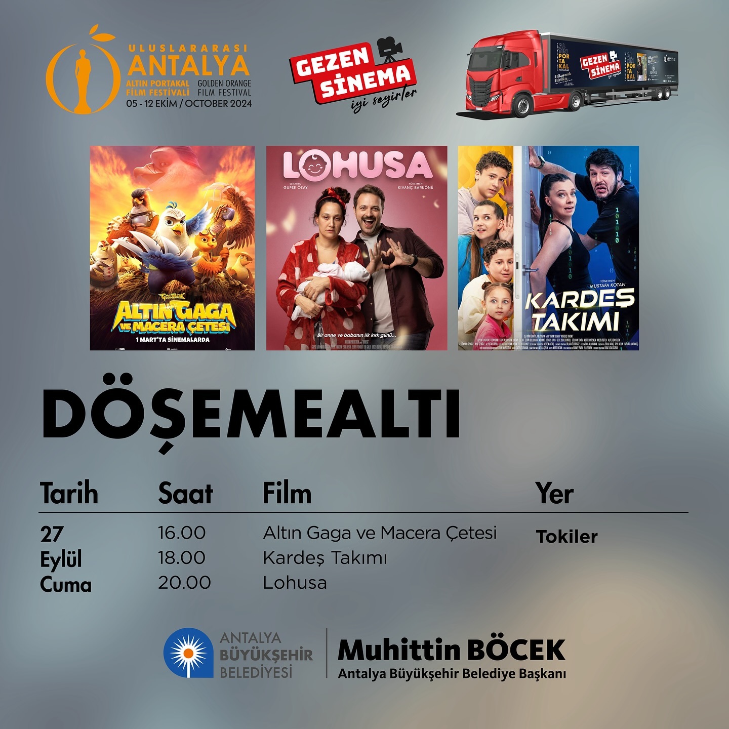 Altın Portakal Sinema Tırı Döşemealtı’nda! 

Uluslararası Antalya Altın Portakal