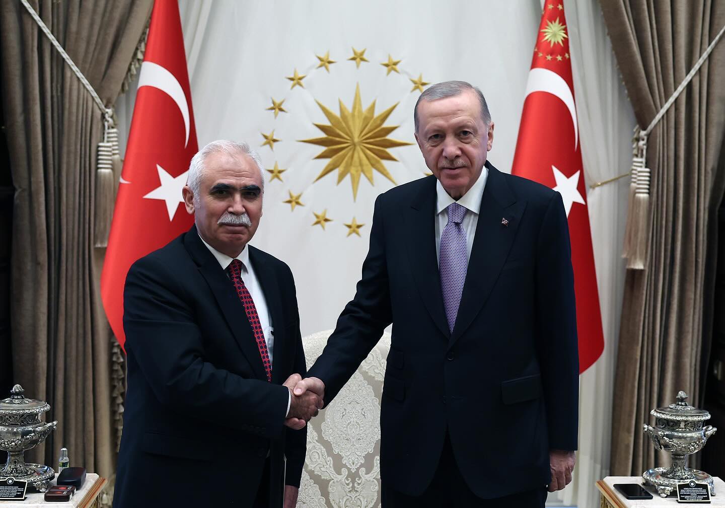 Cumhurbaşkanımız Recep Tayyip Erdoğan, Anayasa Mahkemesi (AYM) Başkanı Kadir Özk