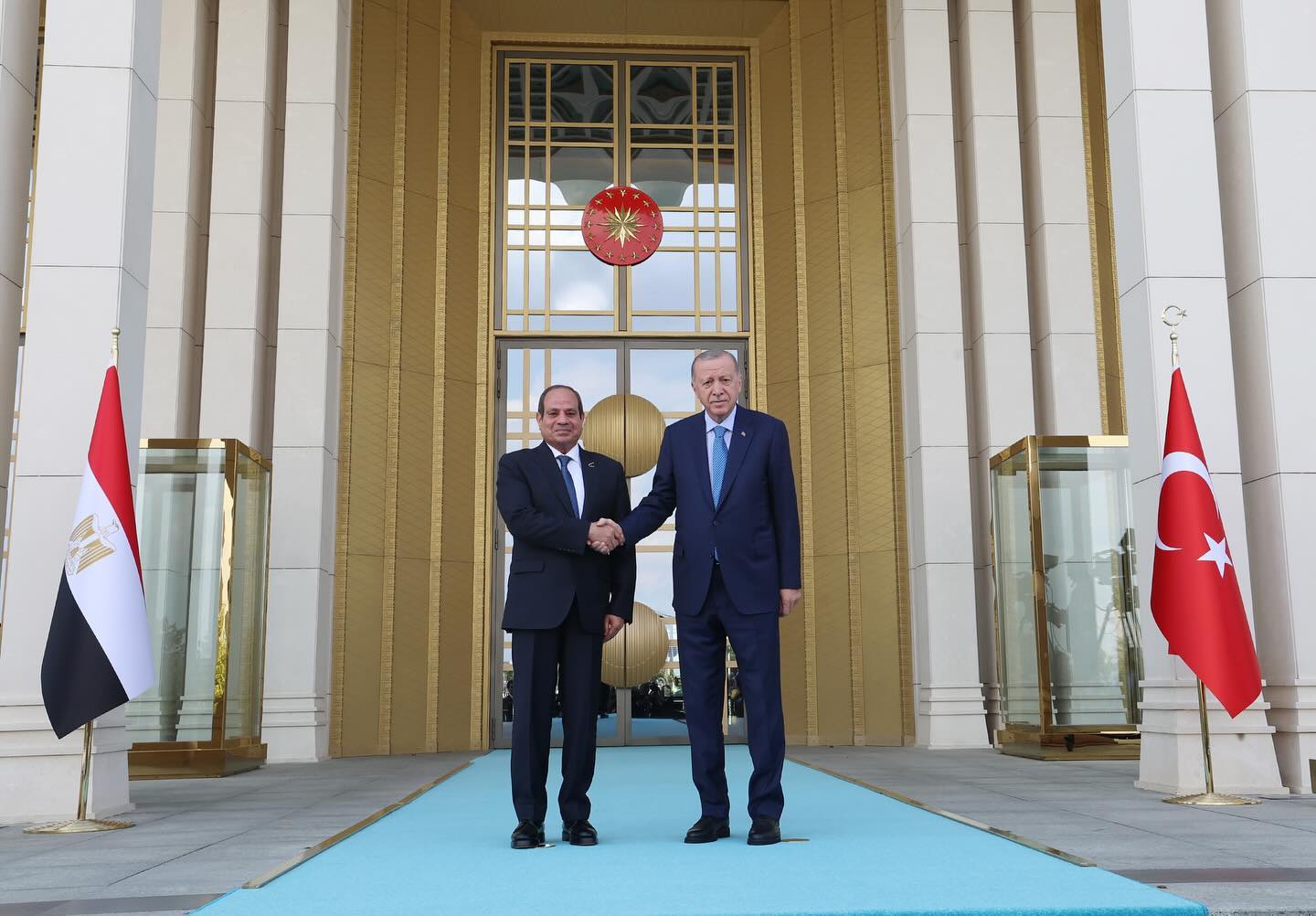 Cumhurbaşkanımız Recep Tayyip Erdoğan, Türkiye’ye resmî ziyarette bulunan Mısır