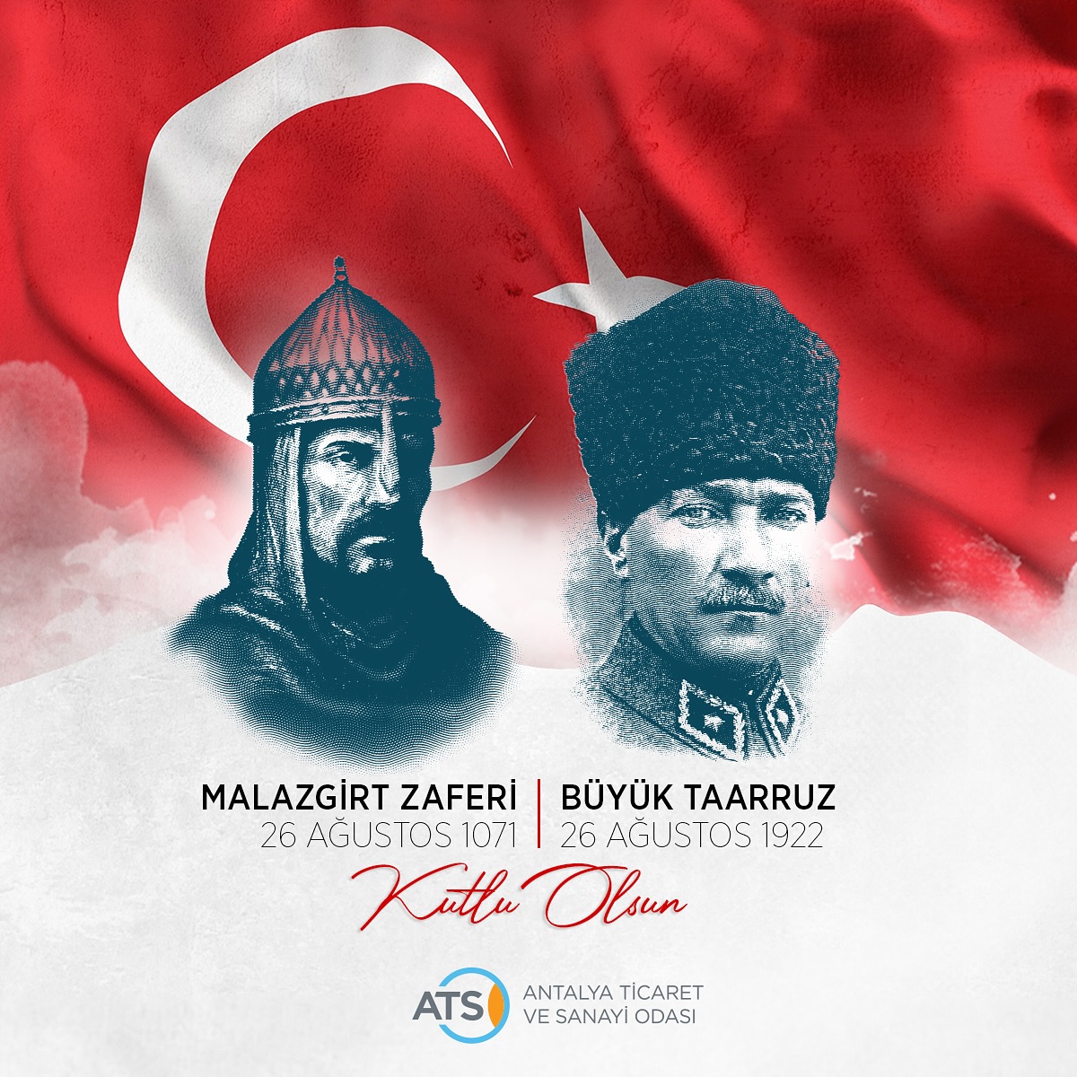 Malazgirt Zaferi’nin 953 ve Büyük Taarruz’un 102’nci yıl dönümünde, Anadolu’yu b