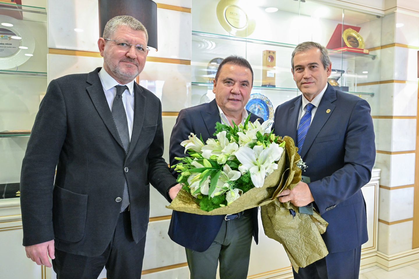 Meclis Başkanımız Ahmet Öztürk, Yönetim Kurulu Başkanımız Yusuf Hacısüleyman ve