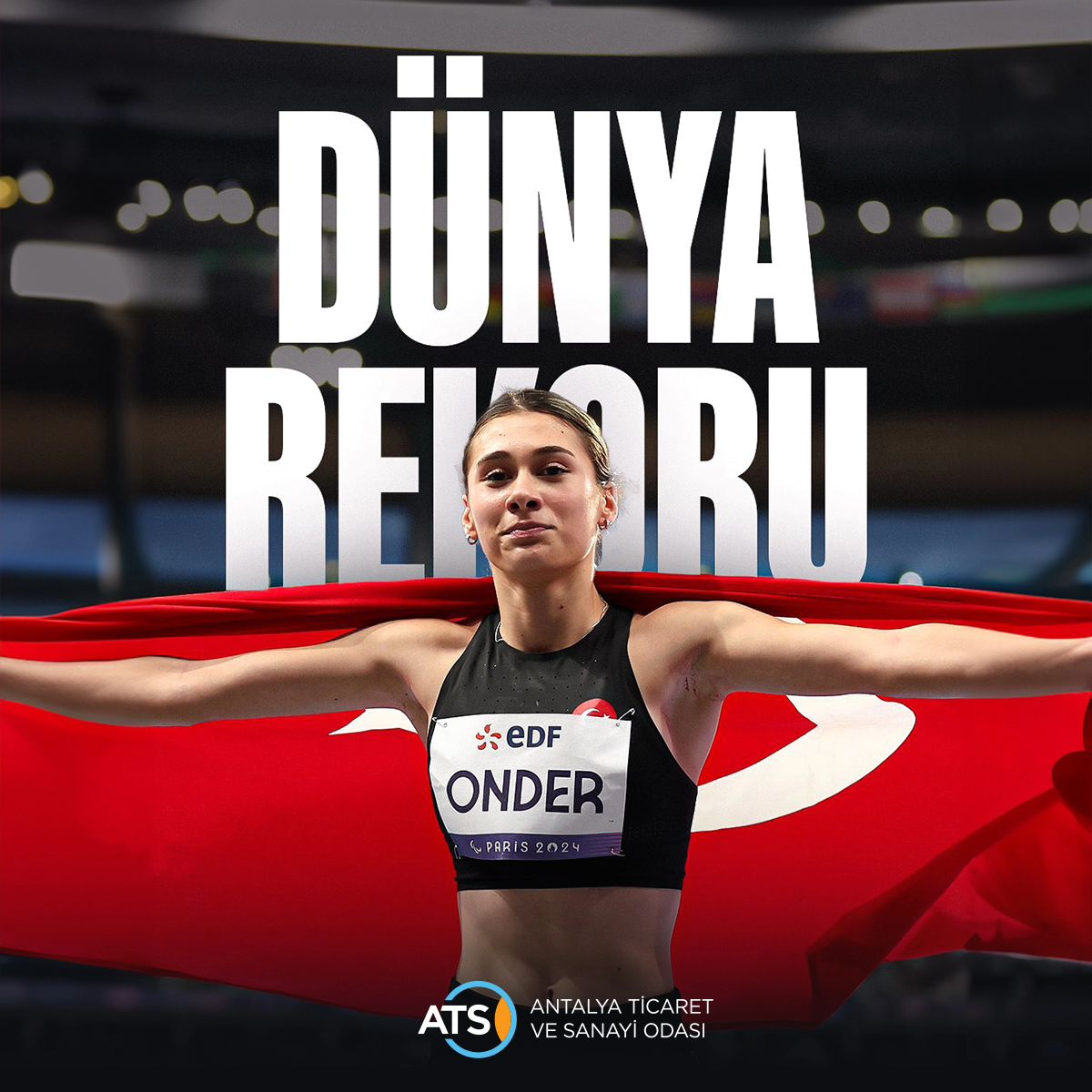 Tebrikler Aysel 

 Paralimpik Oyunları’nda Kadınlar ‘T20 Özel Sporcu’ 400 metre