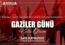 Vatan toprağına kök salan, özgürlüğümüzün yılmaz bekçileri olan kahraman gaziler