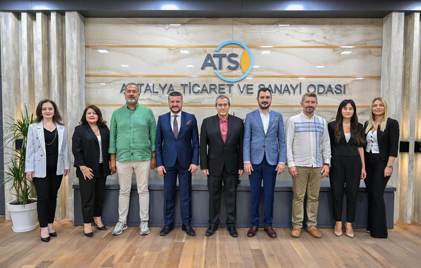 Yönetim Kurulu Başkanımız Yusuf Hacısüleyman, Başkan Yardımcımız Hakan Pakalın v