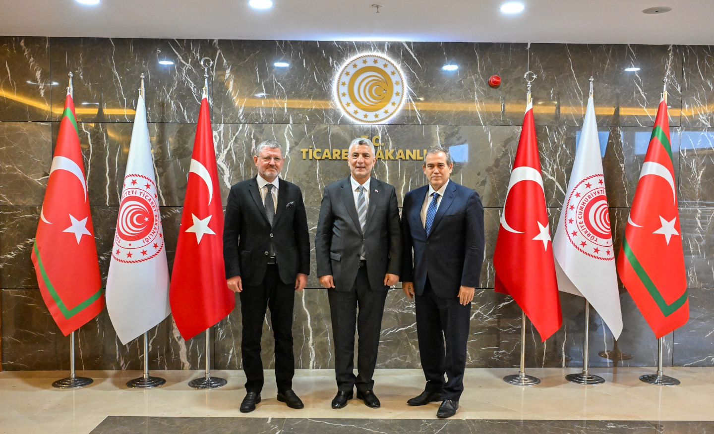 Yönetim Kurulu Başkanımız Yusuf Hacısüleyman, Meclis Başkanımız Ahmet Öztürk, Yö