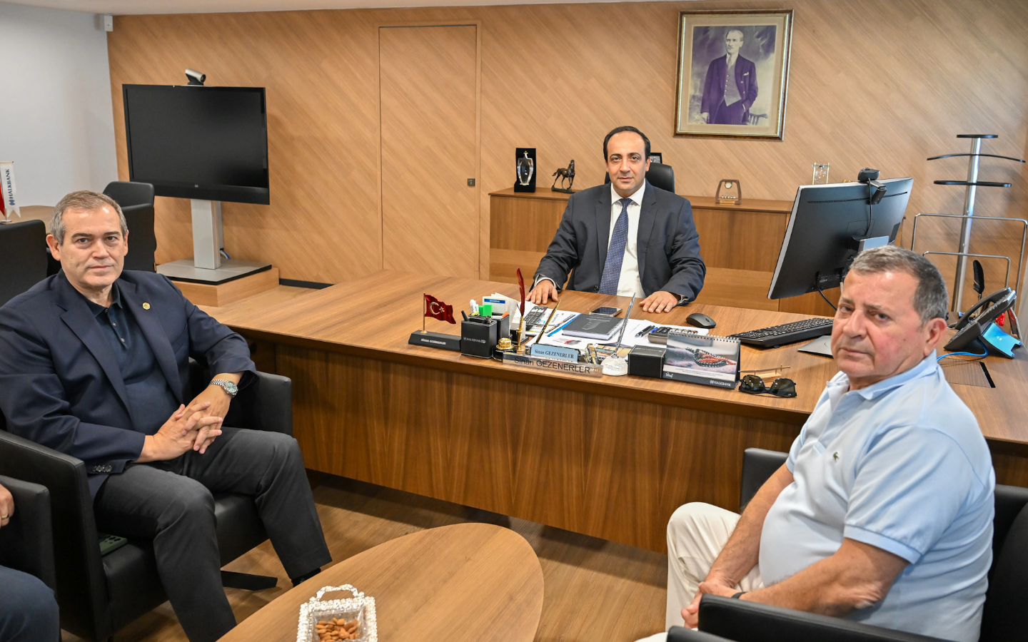 Yönetim Kurulu Başkanımız Yusuf Hacısüleyman ile Yönetim Kurulu Üyemiz Ahmet Kas