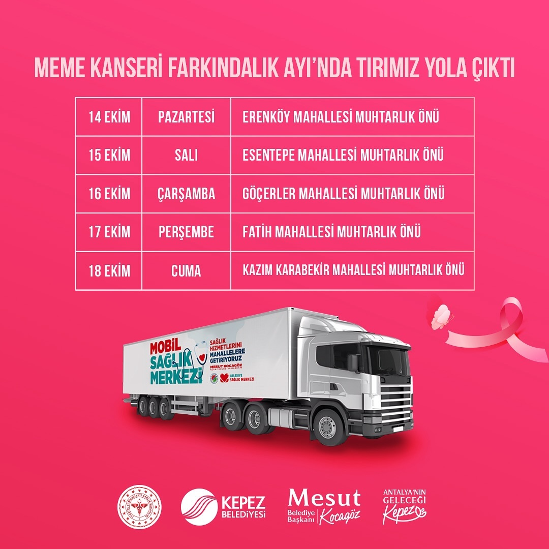 Kepez’in kadınları sağlıkta emin ellerde.