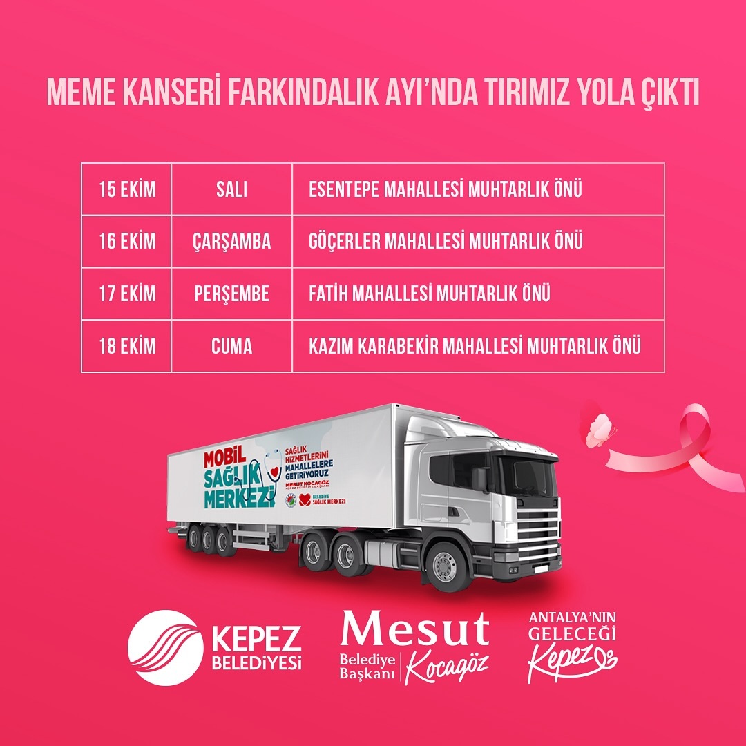 Kepez’in kadınları sağlıkta emin ellerde.