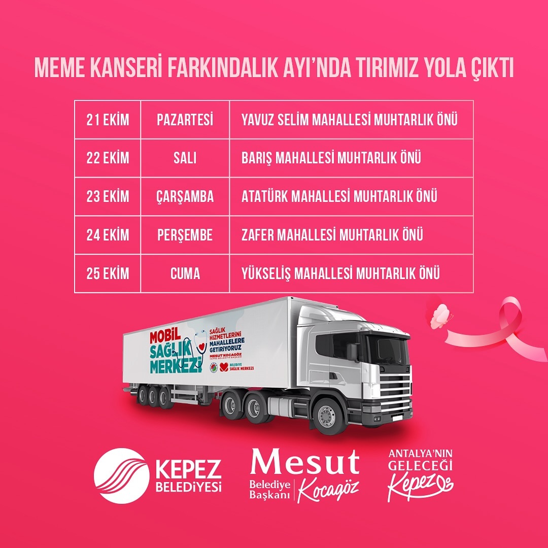 Kepez’in kadınları sağlıkta emin ellerde.