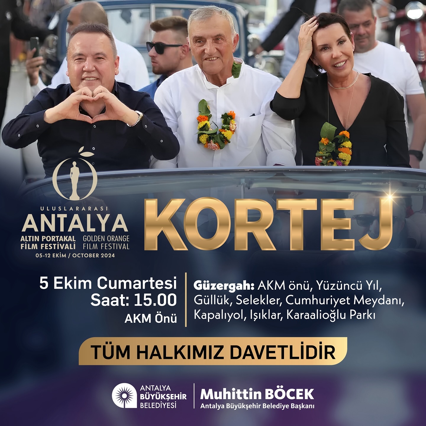 Uluslararası Antalya Altın Portakal Film Festivali coşkusunu değerli sanatçıları