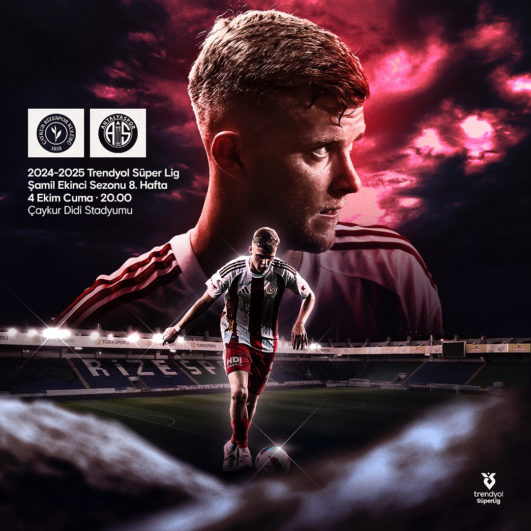 Antalyasporumuz, 2024-2025 Trendyol Süper Lig Şamil Ekinci Sezonu’nun 8. haftası