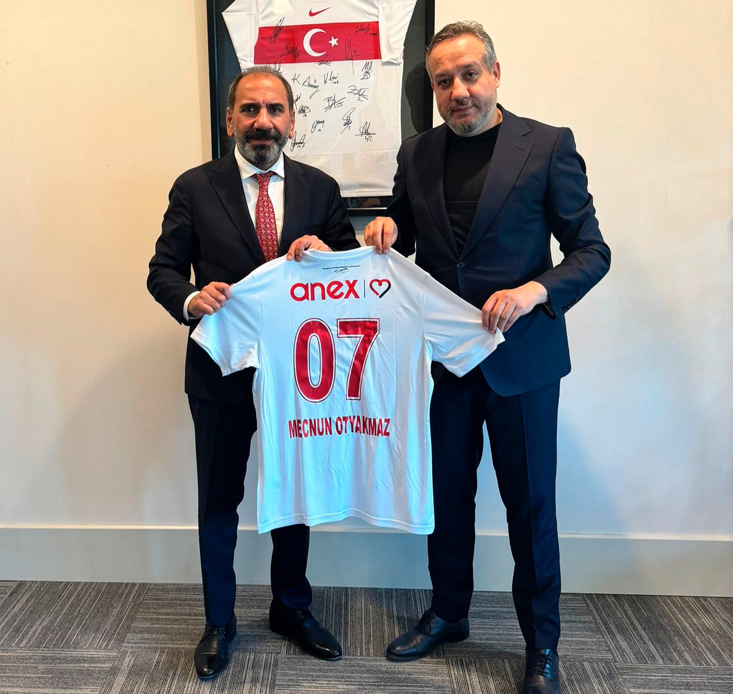 Başkanımız Sinan Boztepe ve yöneticilerimiz, TFF ziyaretinde Türkiye Futbol Fede