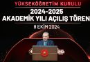 Cumhurbaşkanımız Recep Tayyip Erdoğan, 2024-2025 Yükseköğretim Akademik Yılı Açı