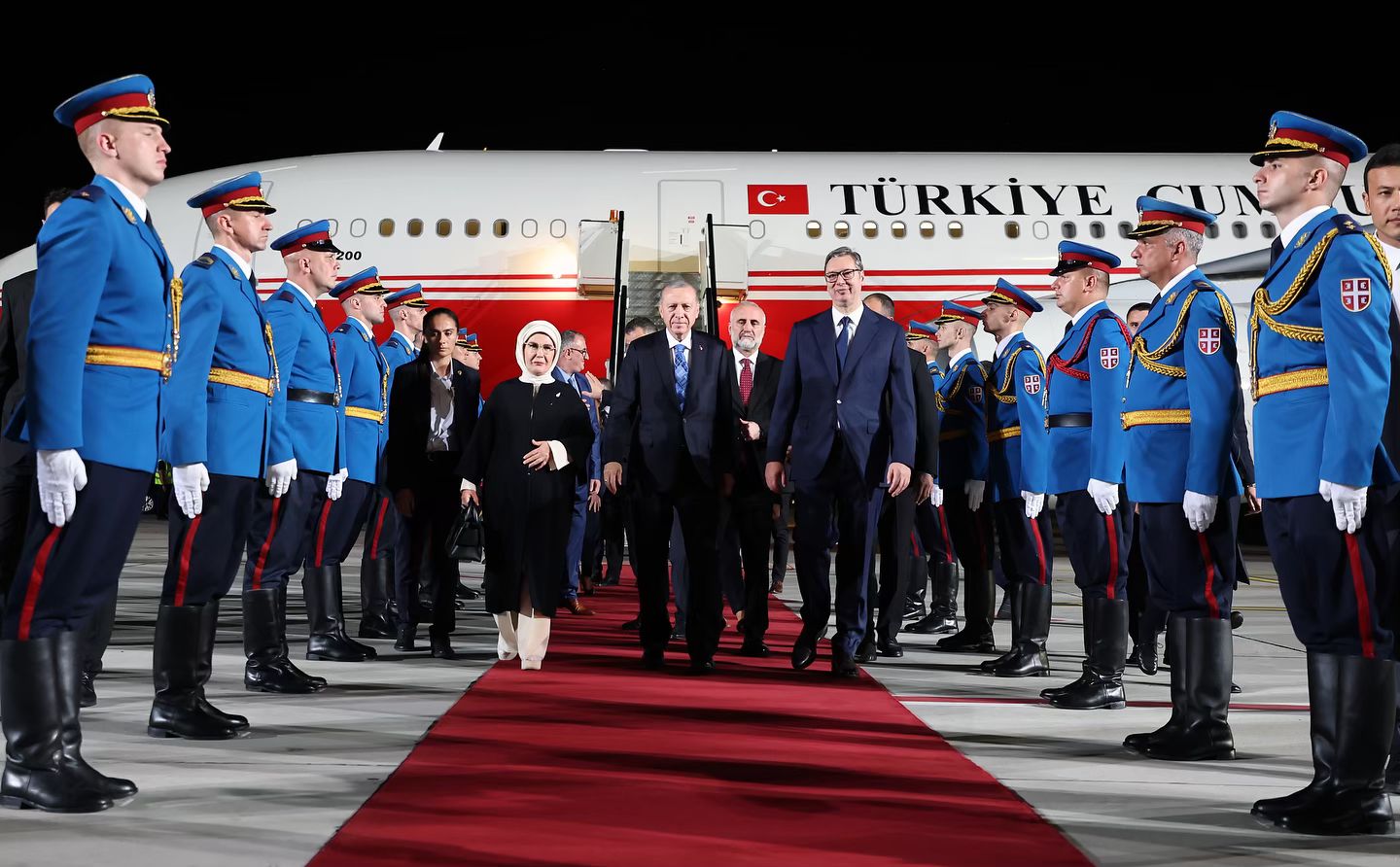 Cumhurbaşkanımız Recep Tayyip Erdoğan, Arnavutluk ziyaretinin ardından, resmî te